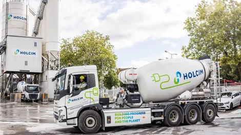 Holcim truck-mixer ECOPact Brussels