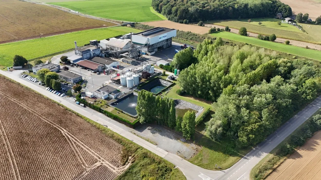 Geocycle Seneffe aerial view